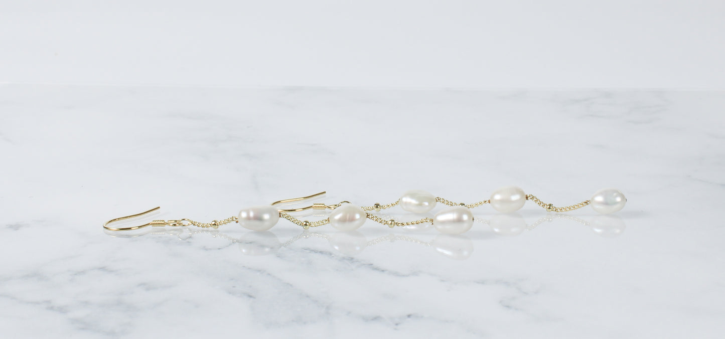 Freshwater Pearl Drop Earrings