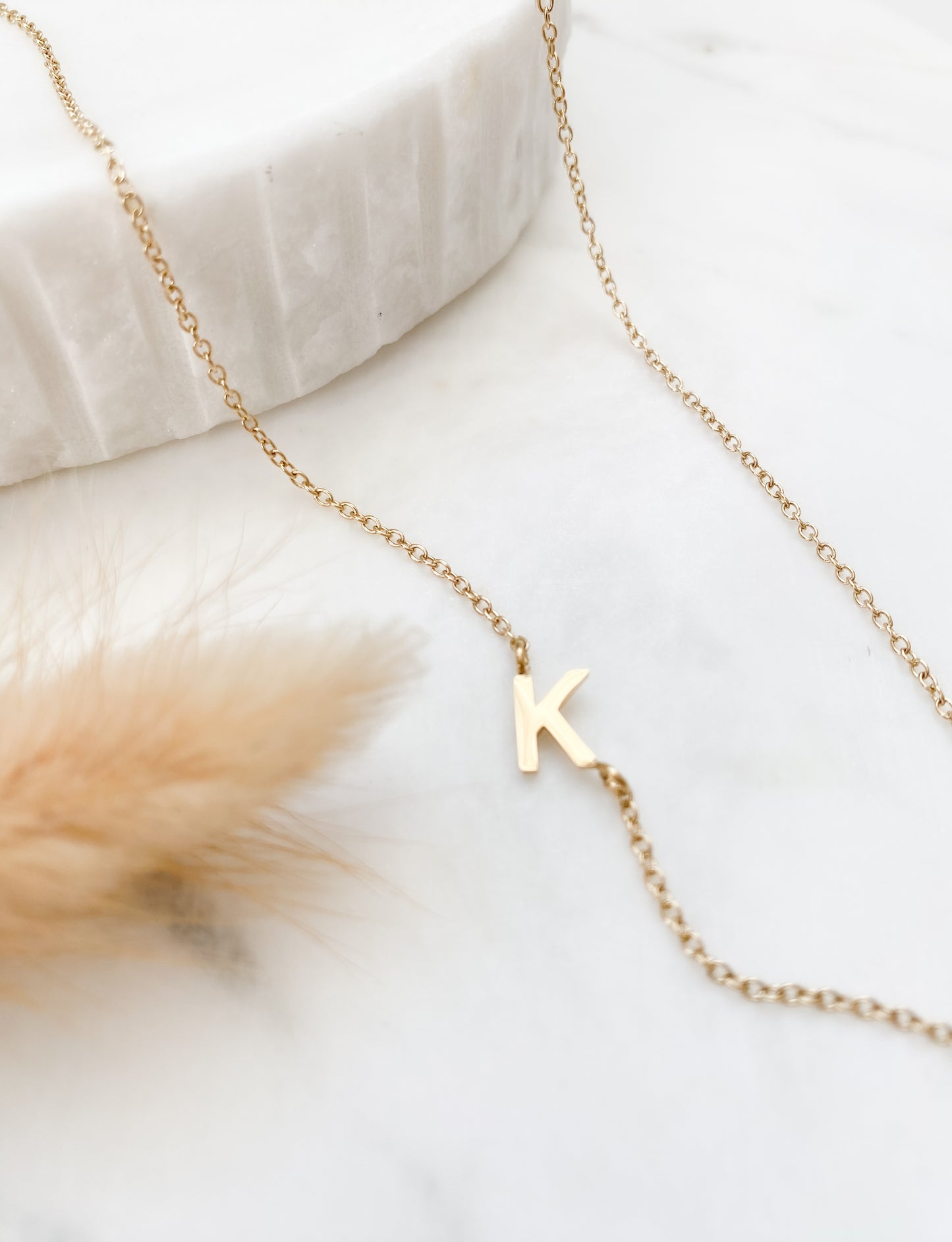 Initial necklace