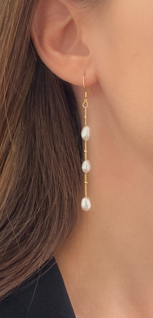 Freshwater Pearl Drop Earrings