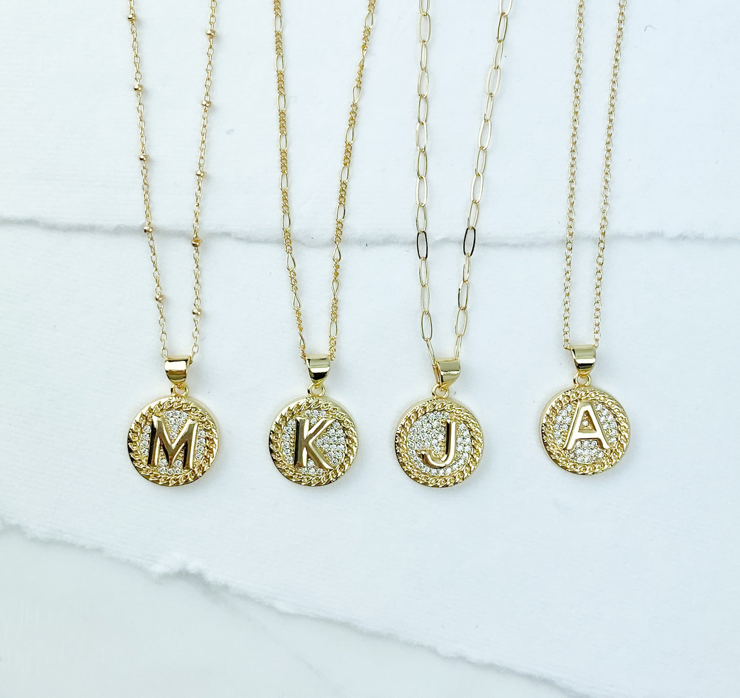 Initial Pendant Necklace