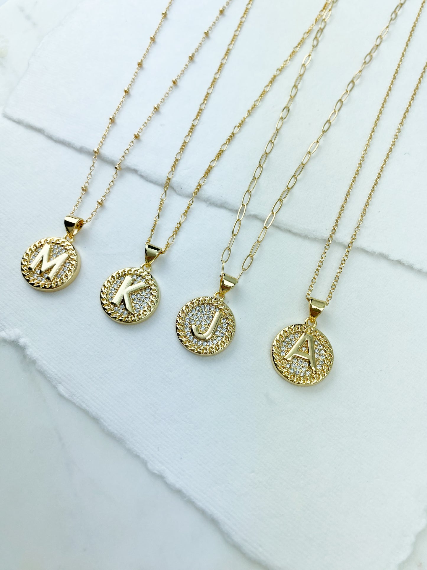 Initial Pendant Necklace