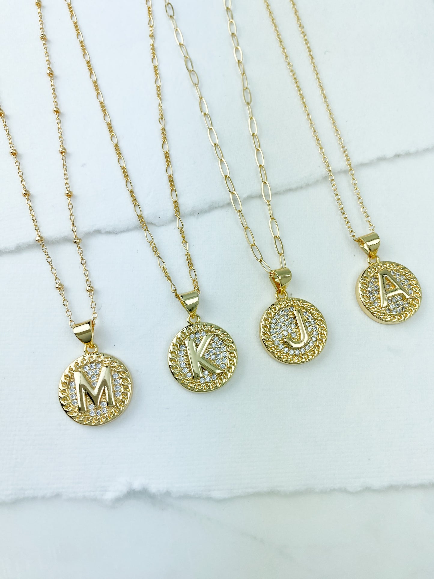 Initial Pendant Necklace