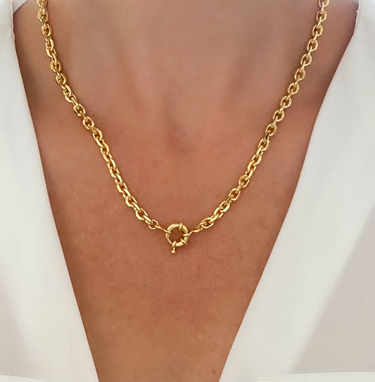 Rolo Chain Sailor Necklace