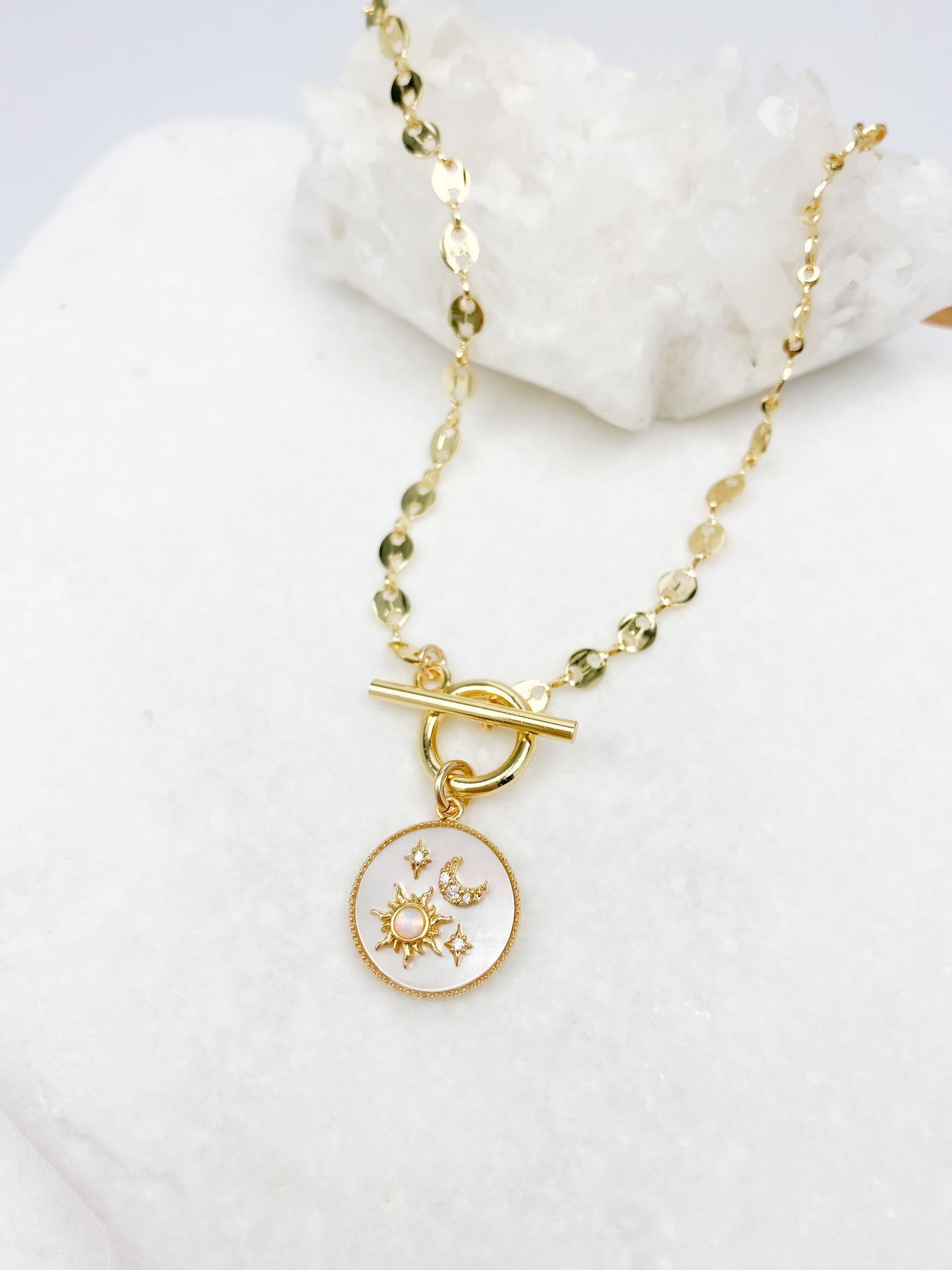 Sun & Moon necklace