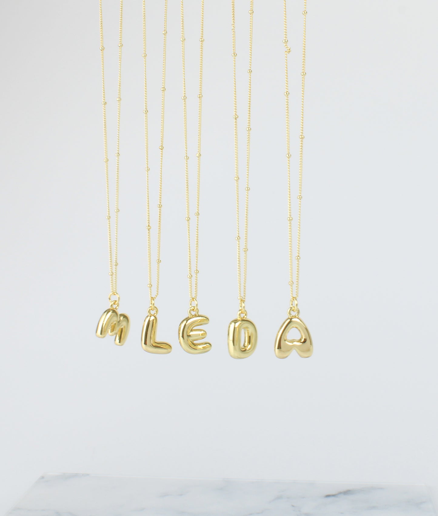 Bubble Letter Pendant