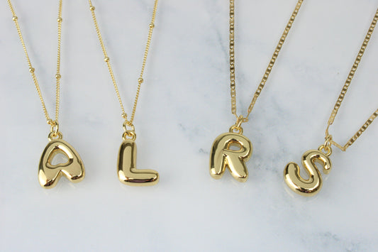 Bubble Letter Pendant