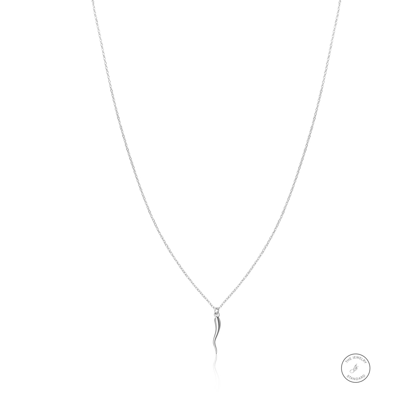 Sterling silver Italian horn necklace
protection necklace evil eye necklace