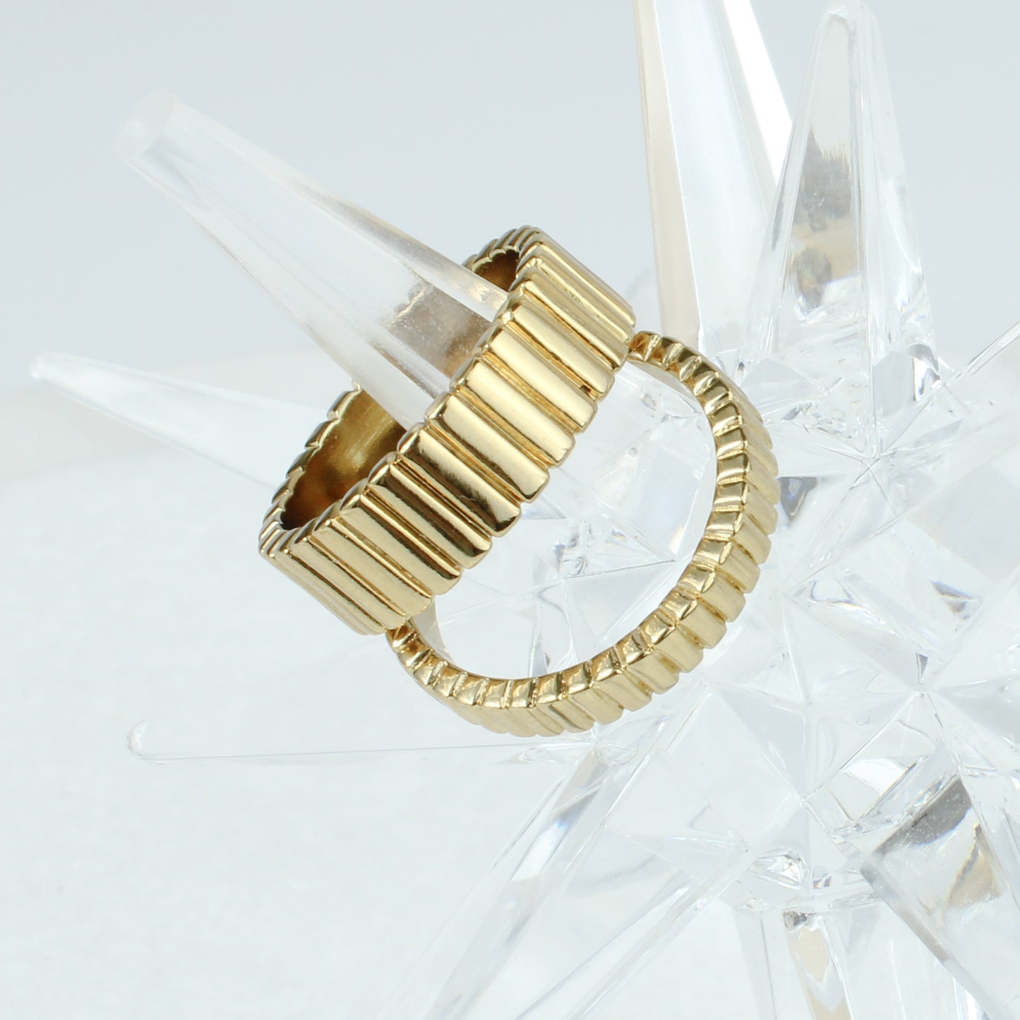 Ribbed Band Ring