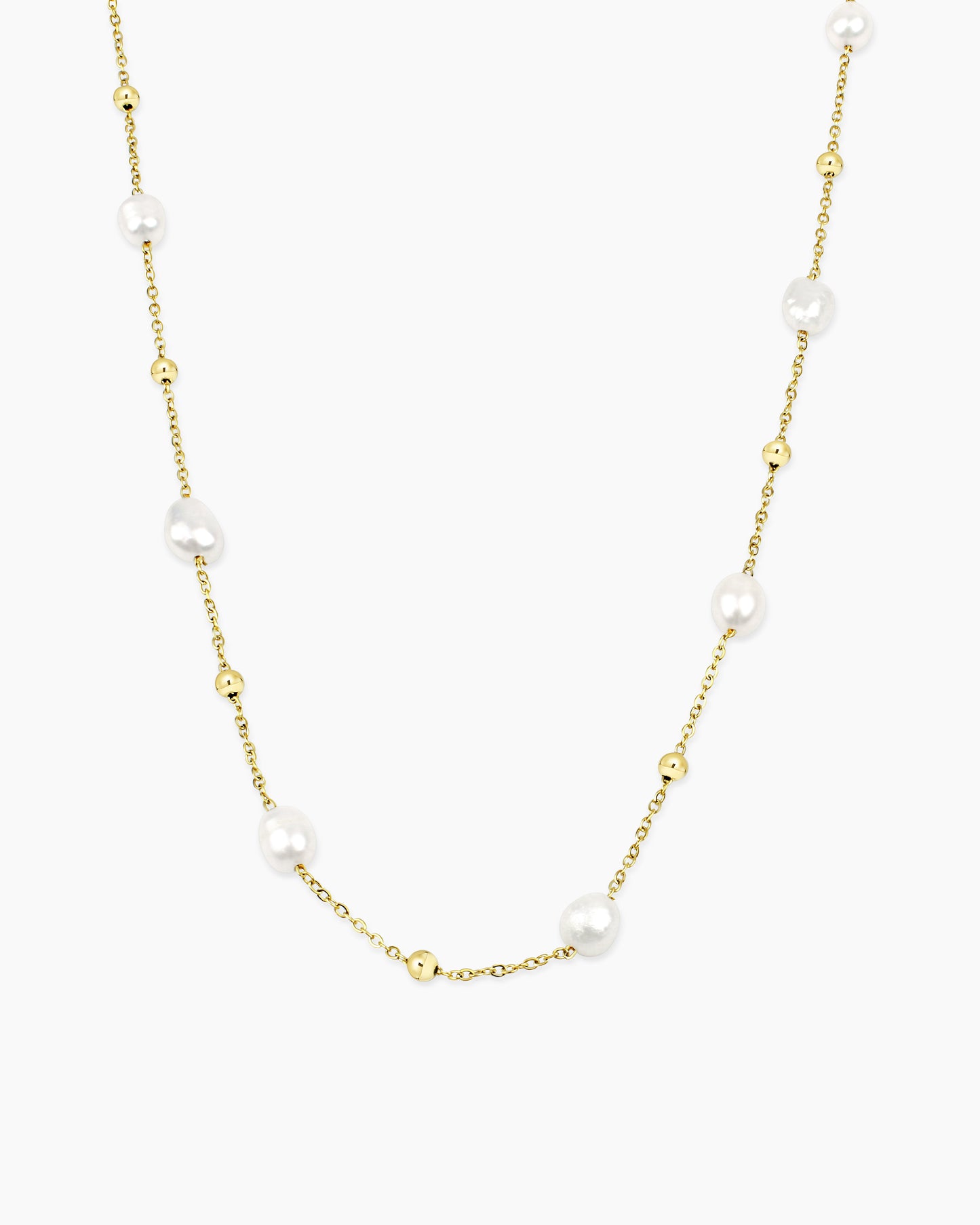 Pearl chain necklace