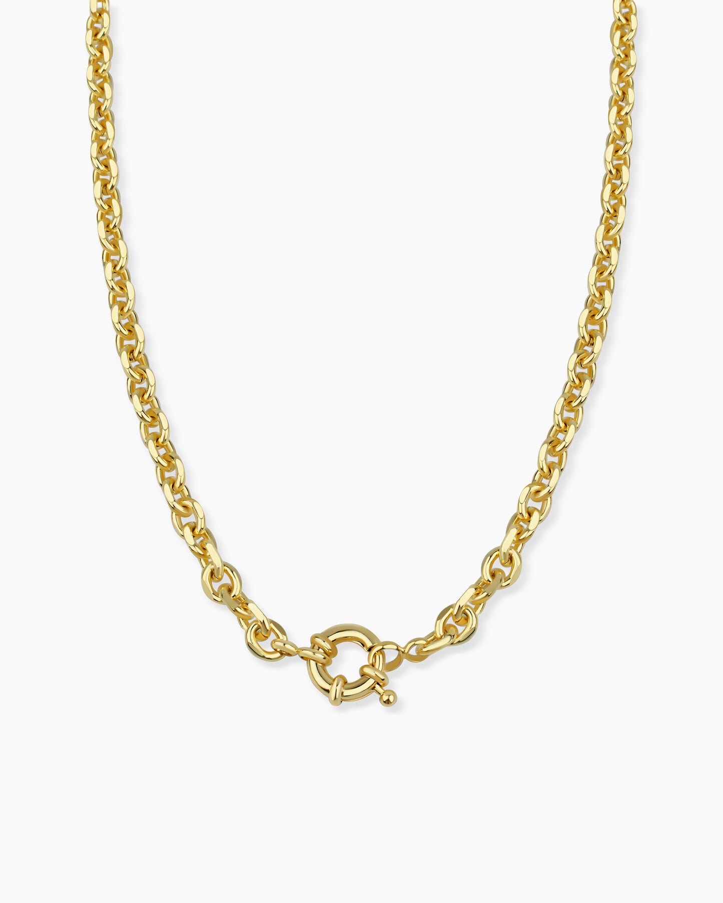 Rolo Chain Sailor Necklace