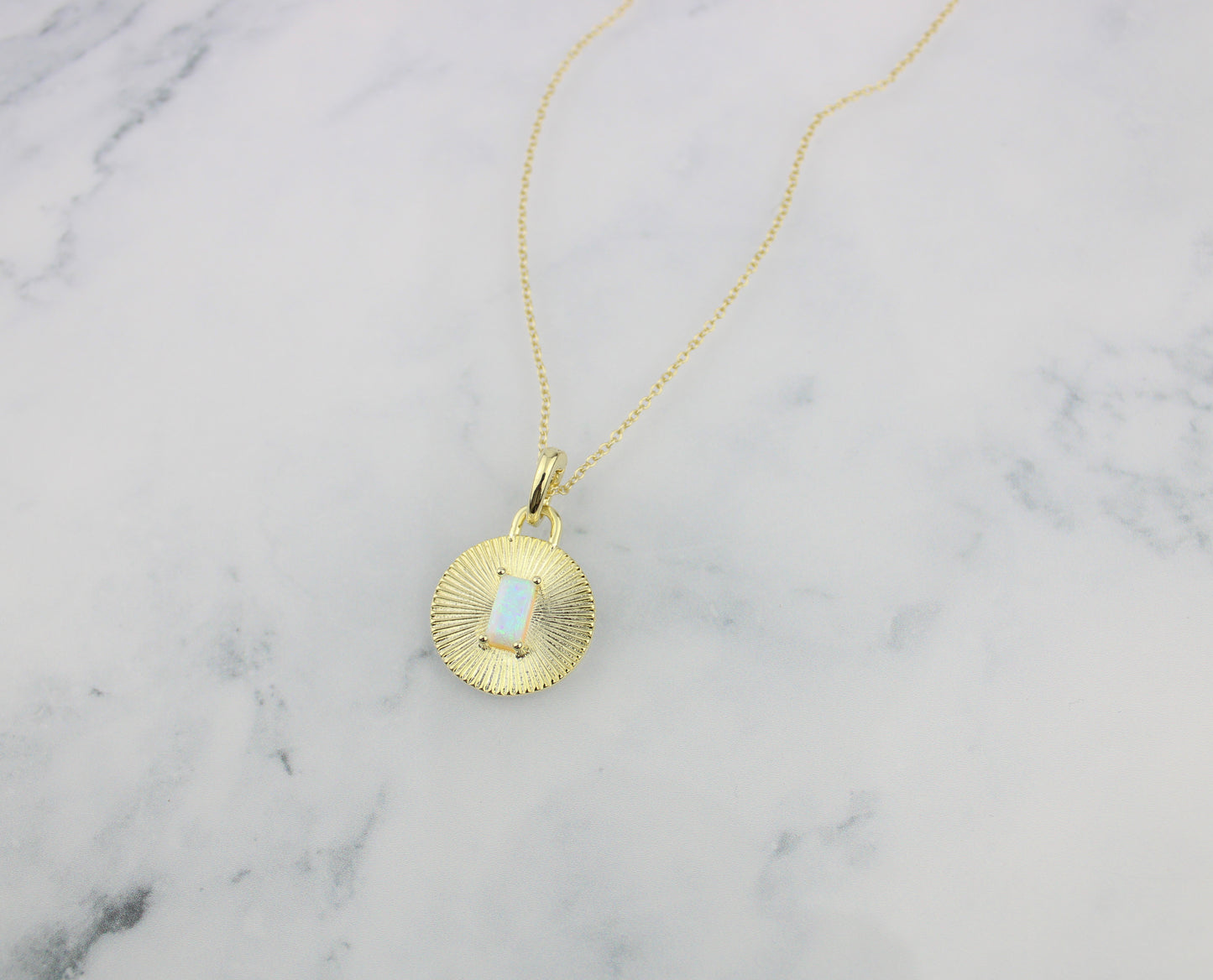 Birthstone Pendant Necklace