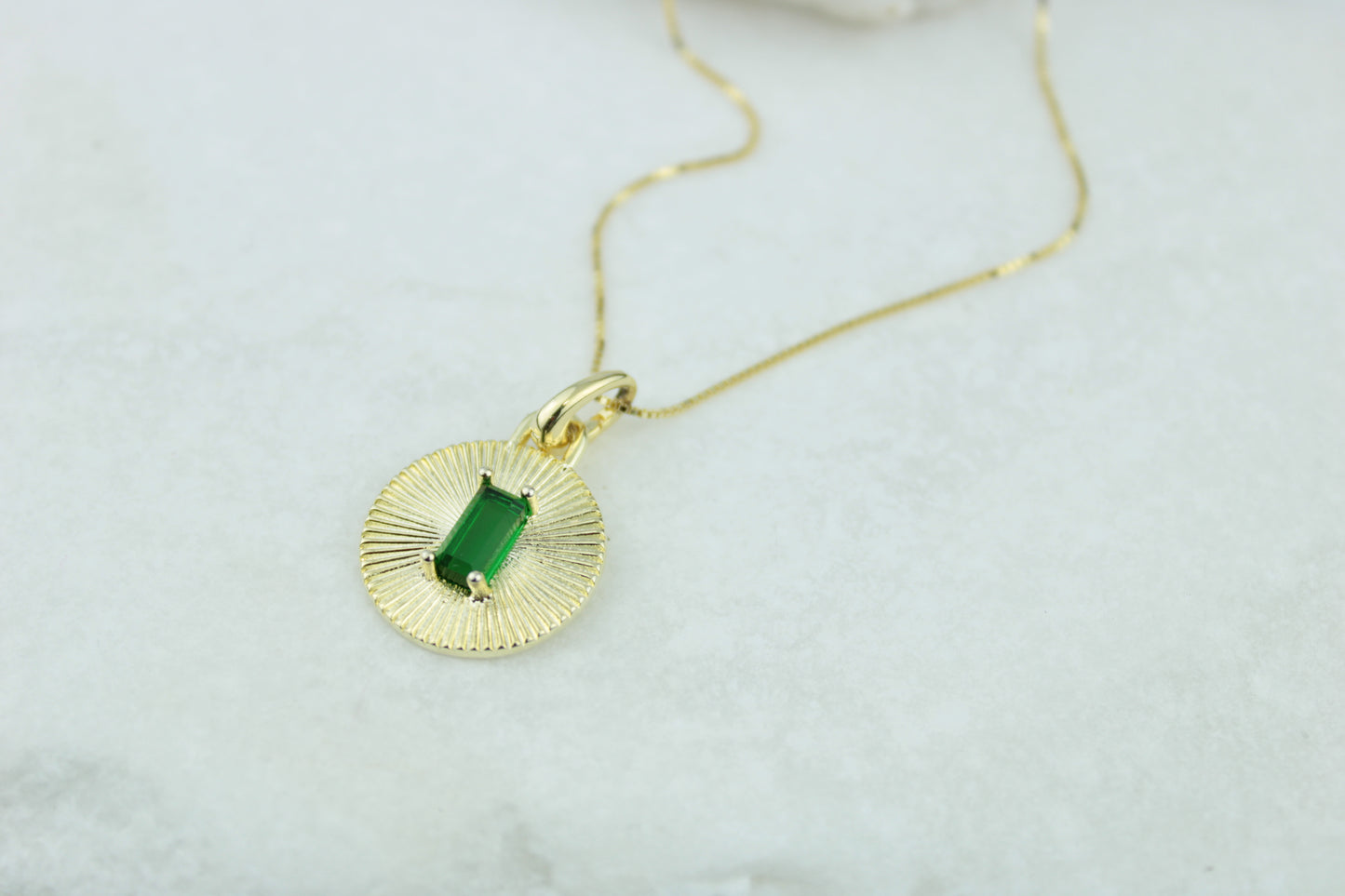 Birthstone Pendant Necklace