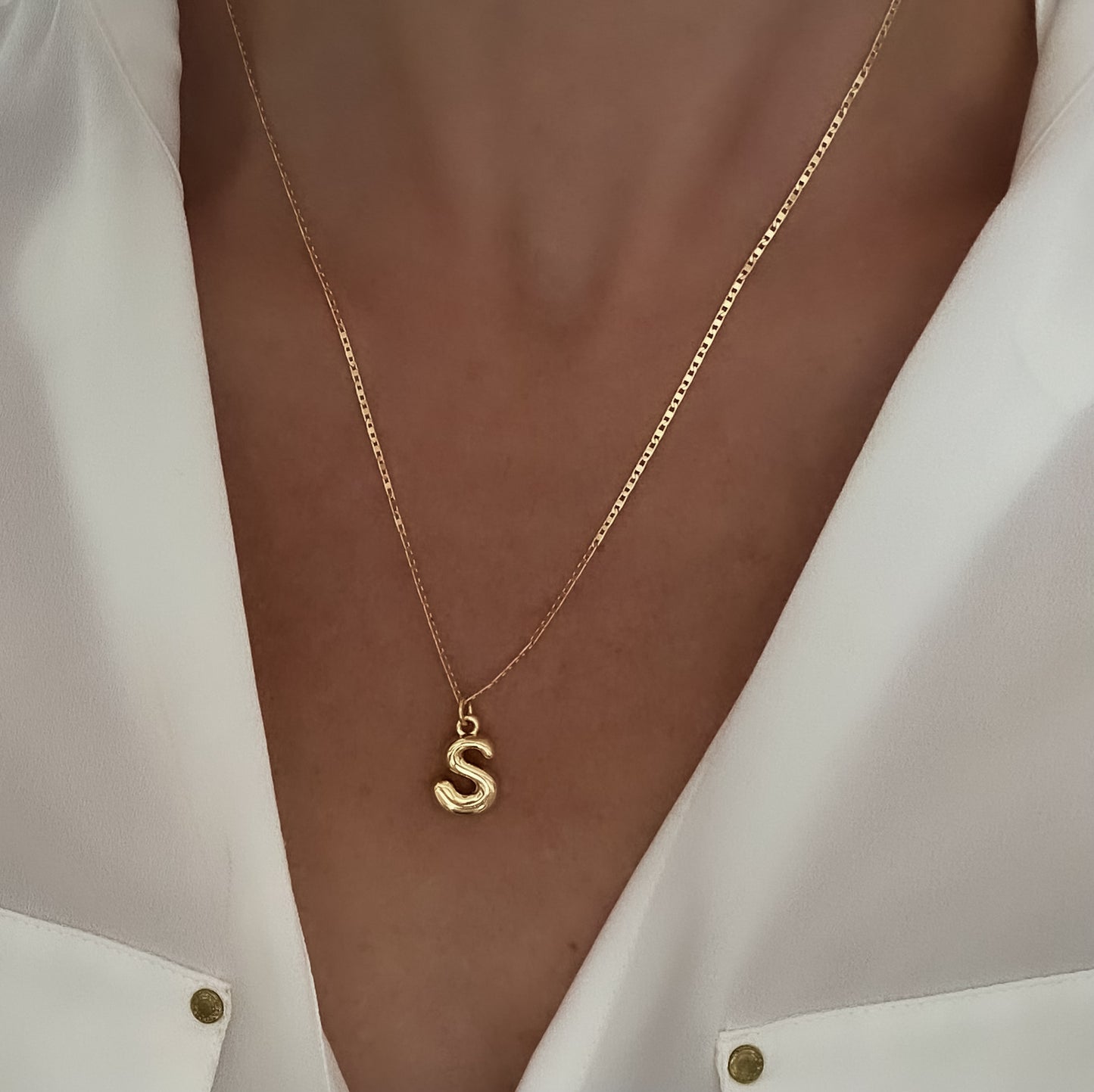 Bubble Letter Pendant