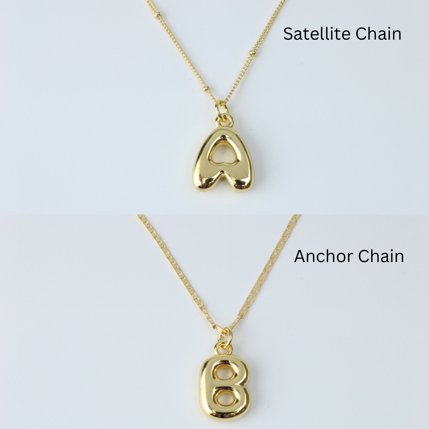 Bubble Letter Pendant