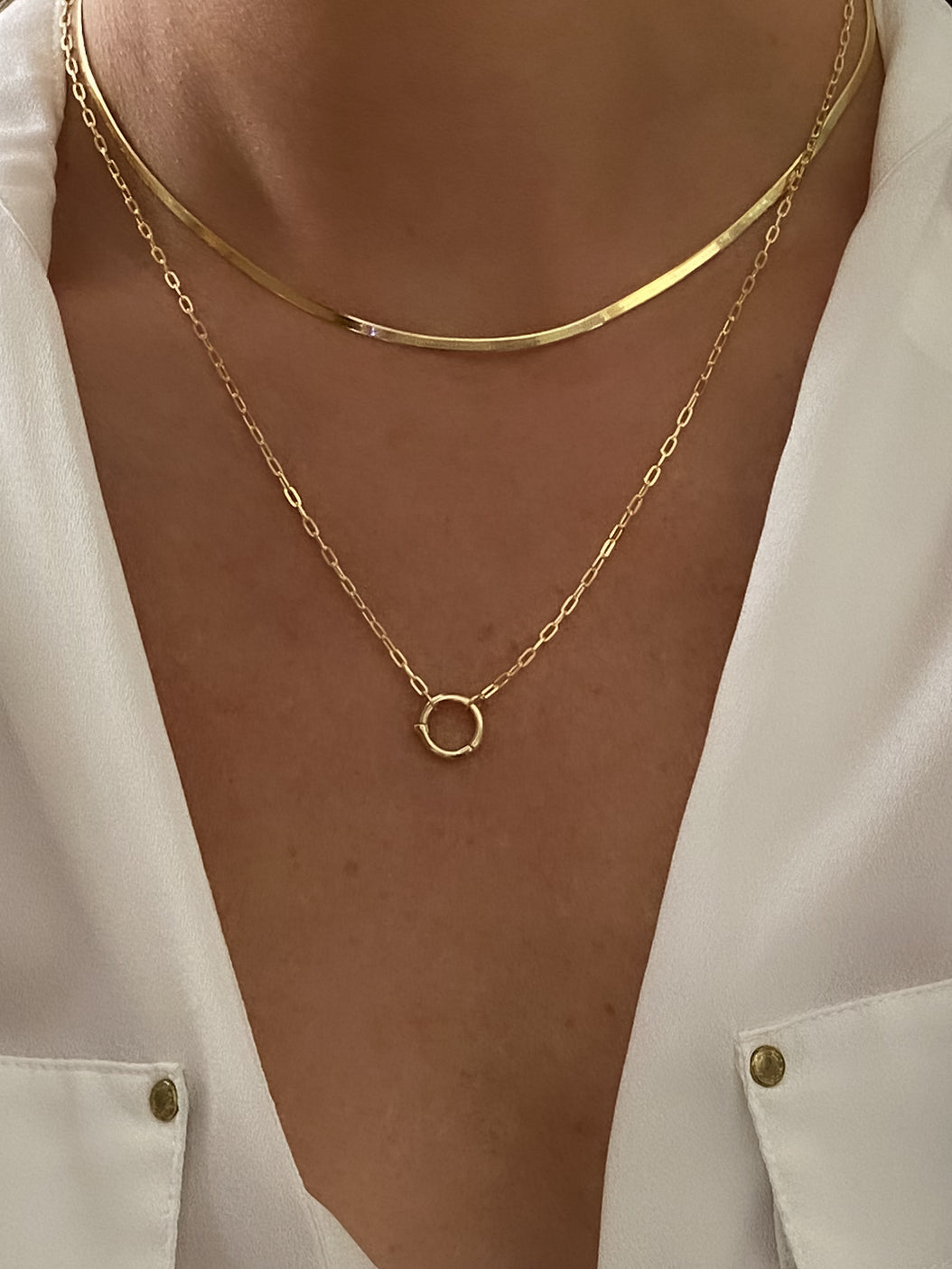 Charm Ring Necklace