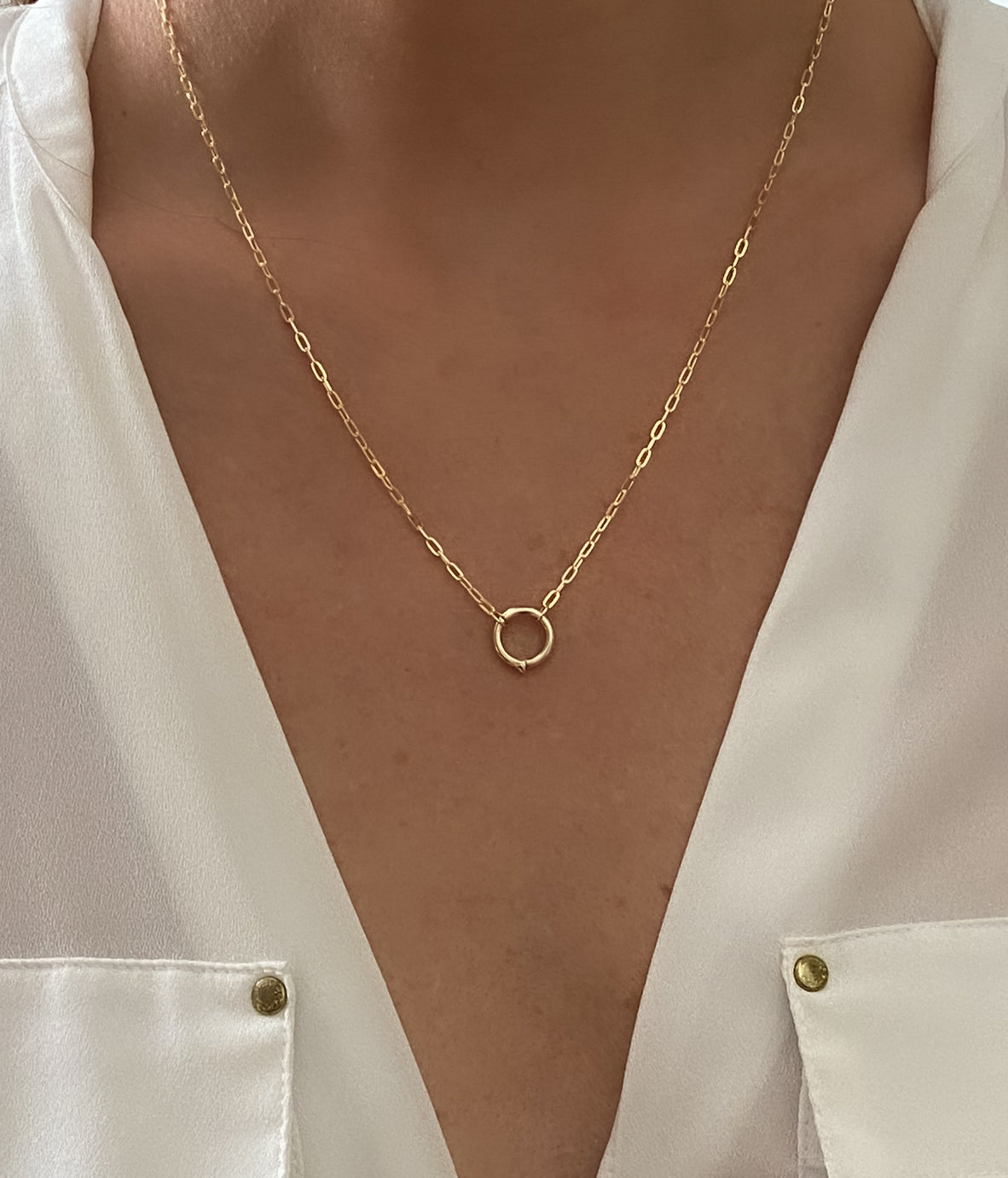 Charm Ring Necklace