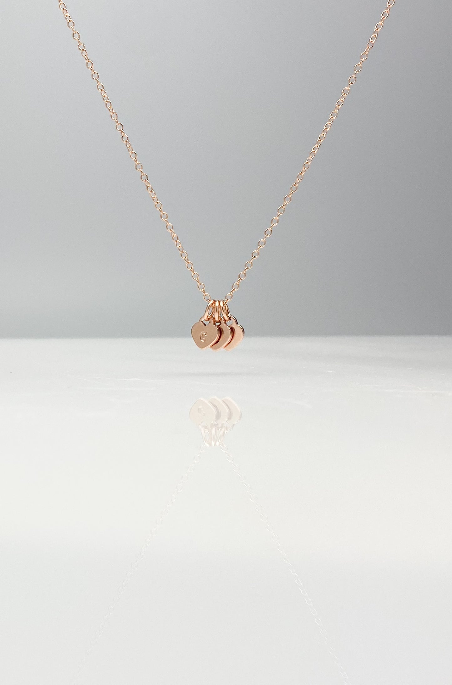 Personalized Heart Charm Necklace