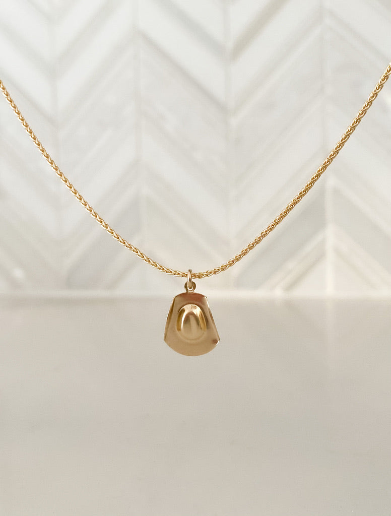 Cowgirl Hat Necklace
