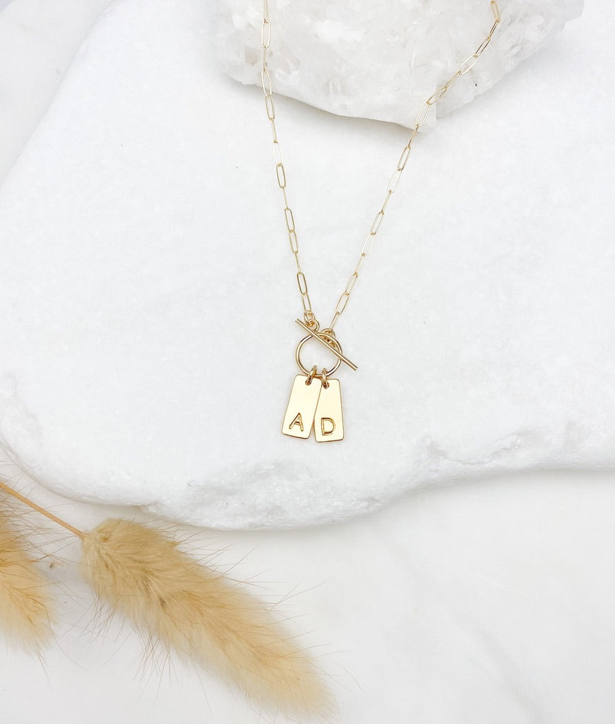 Toggle Tag Necklace