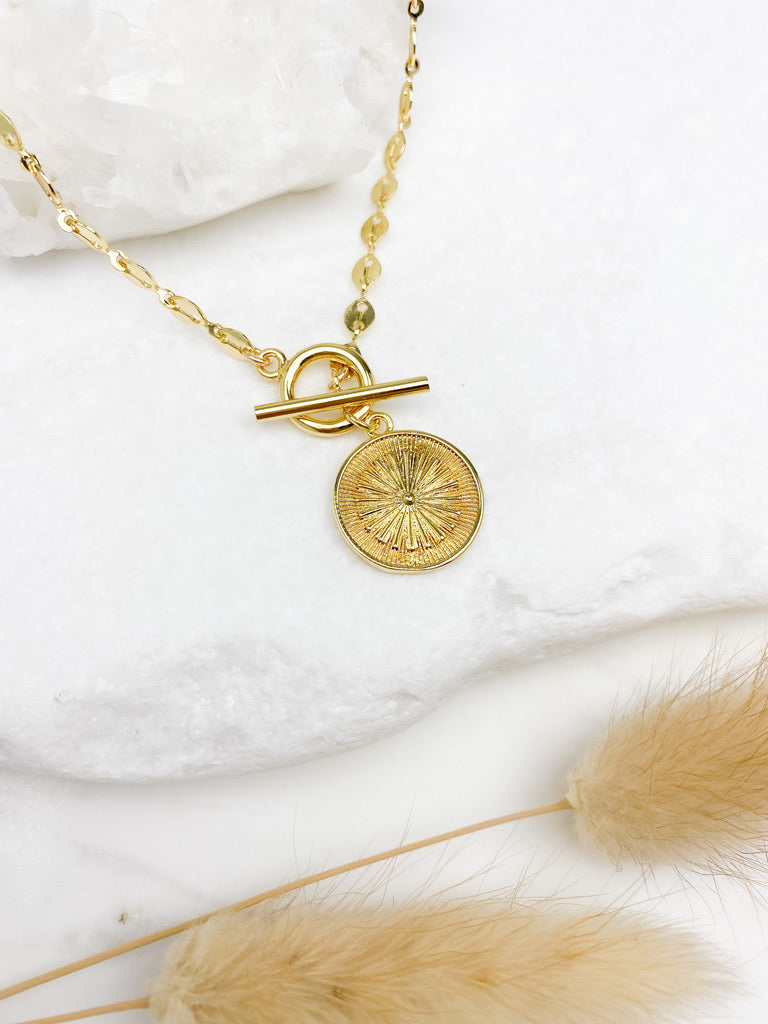 Sun Toggle Necklace