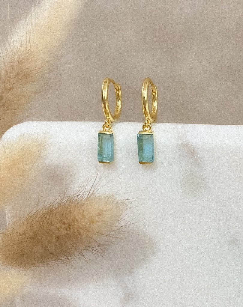 Baguette Hoop Earrings