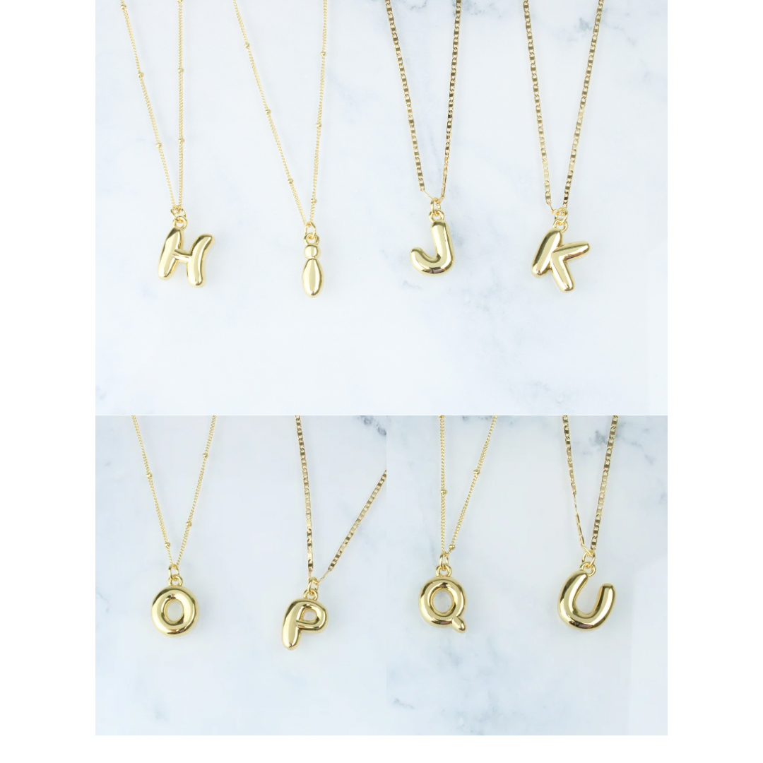 Bubble Letter Pendant