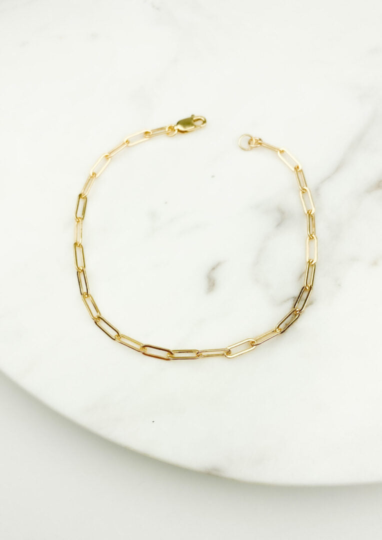 Paperclip Chain Bracelet