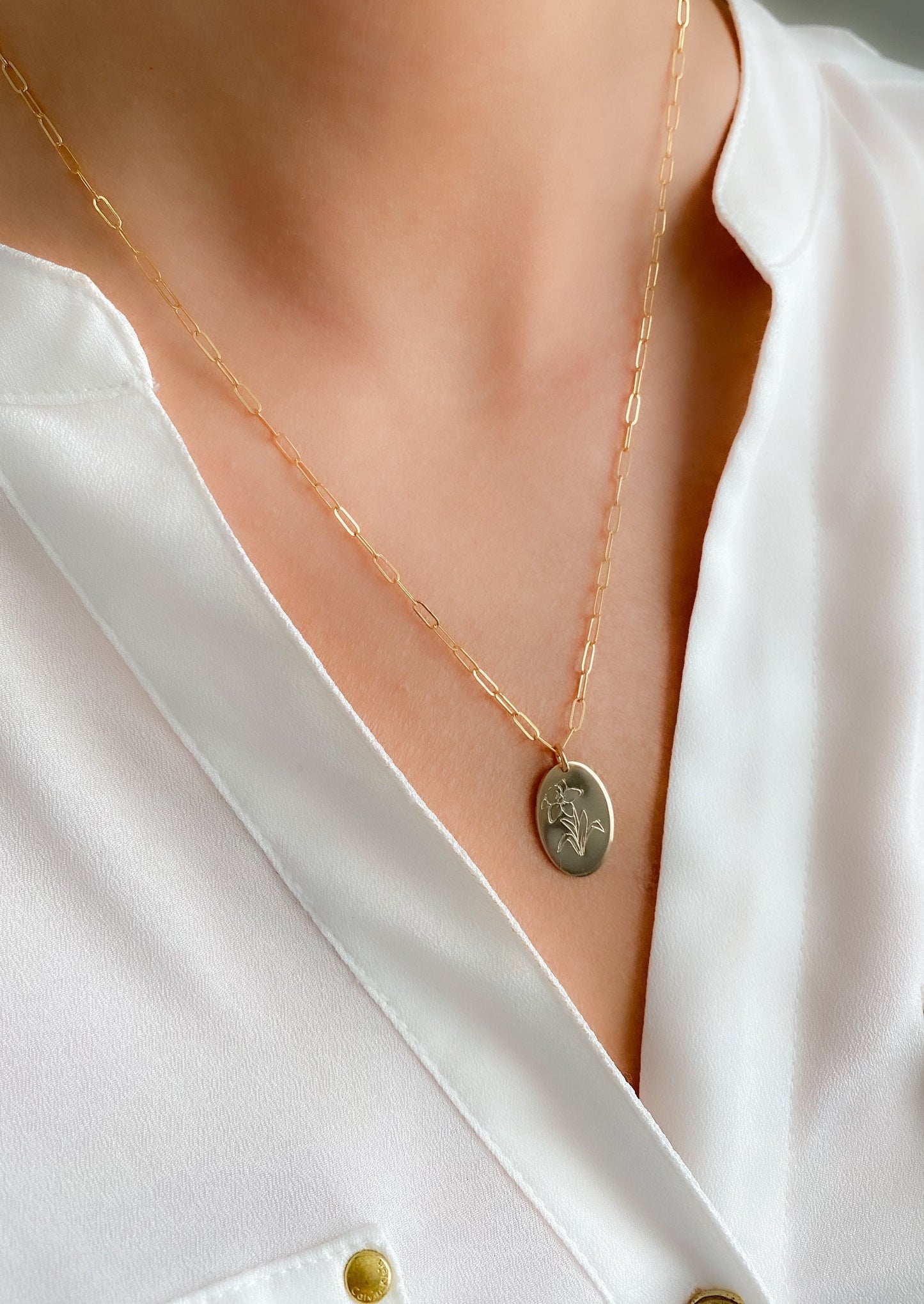 Birth Flower Necklace