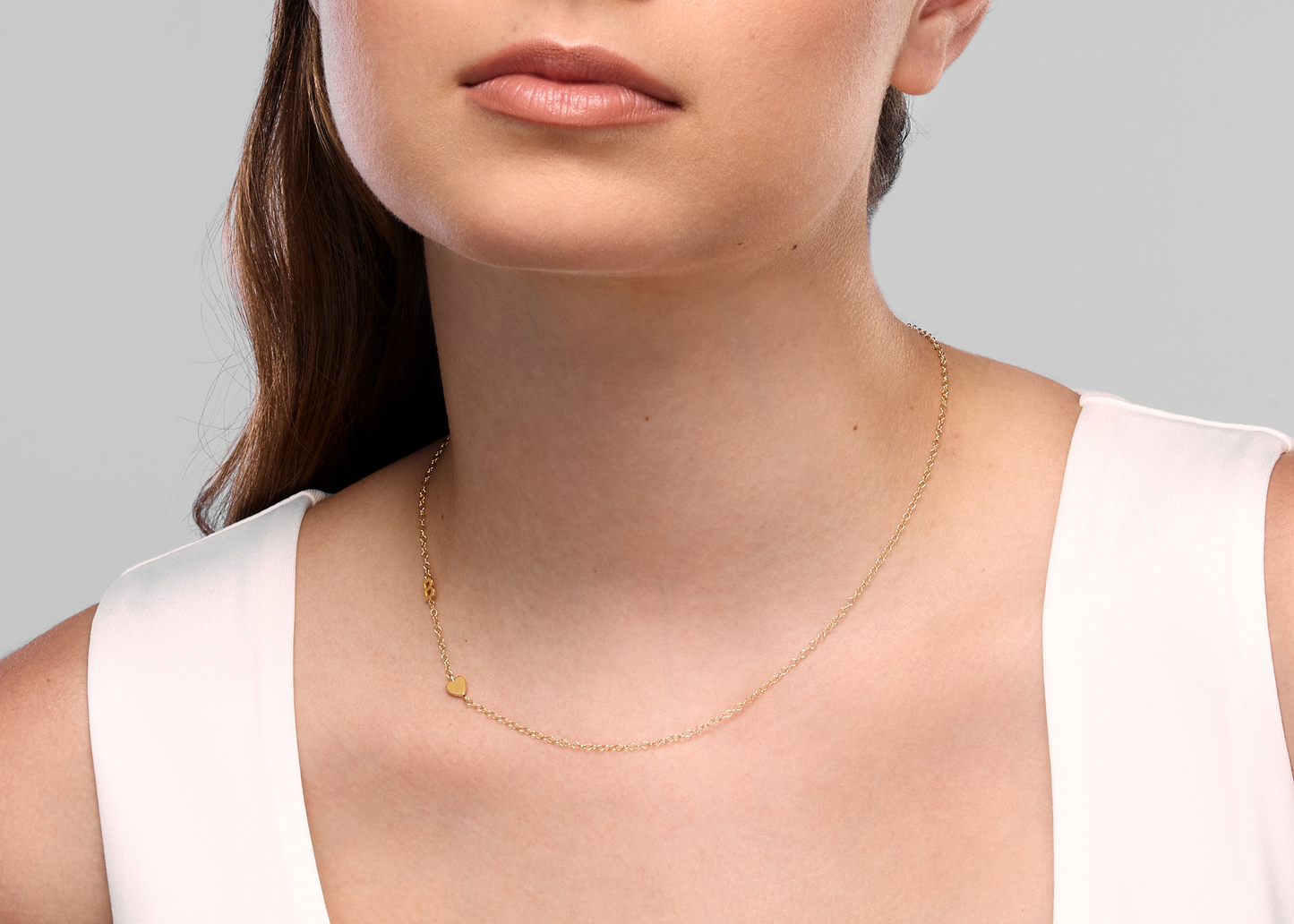 Sideways Initial Necklace