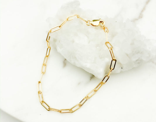 Paperclip Chain Bracelet
