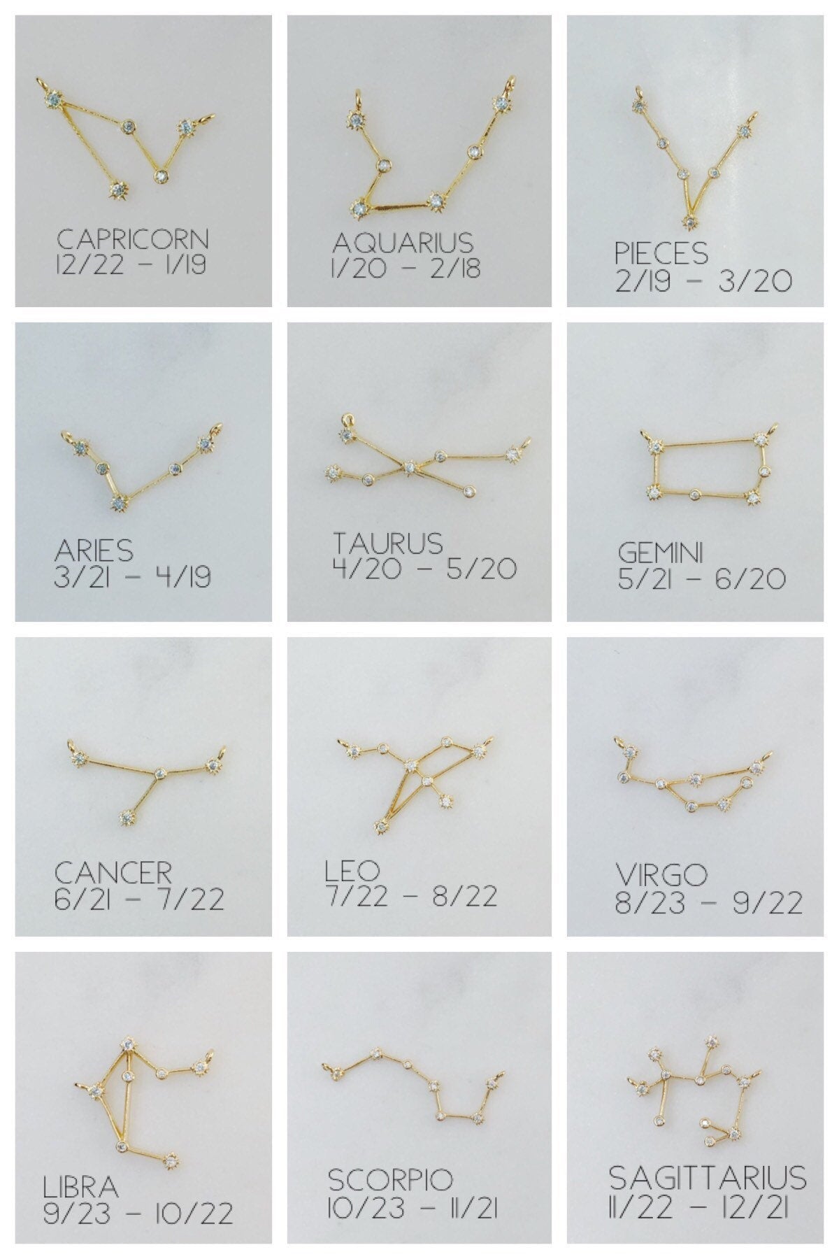 Constellation necklace