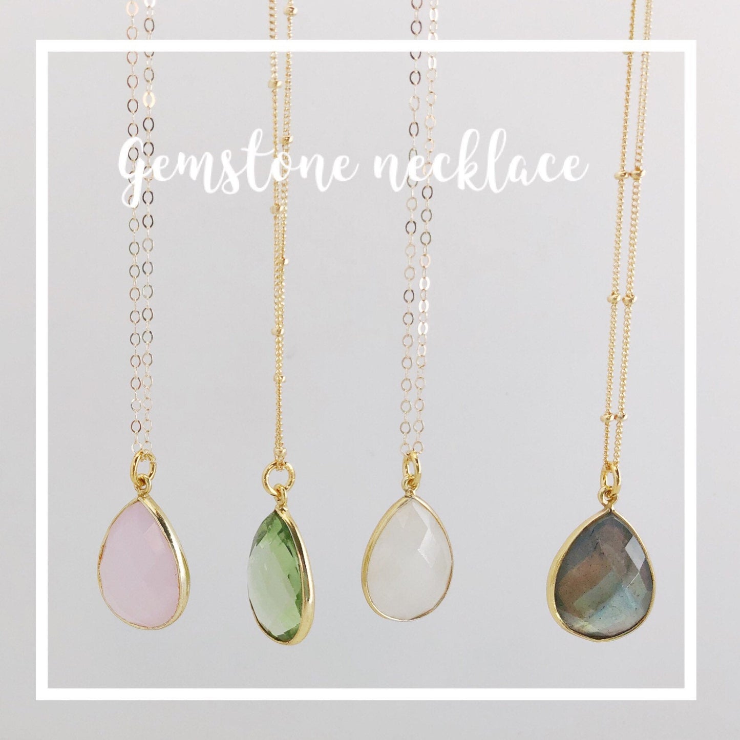Natural Gemstone Necklace