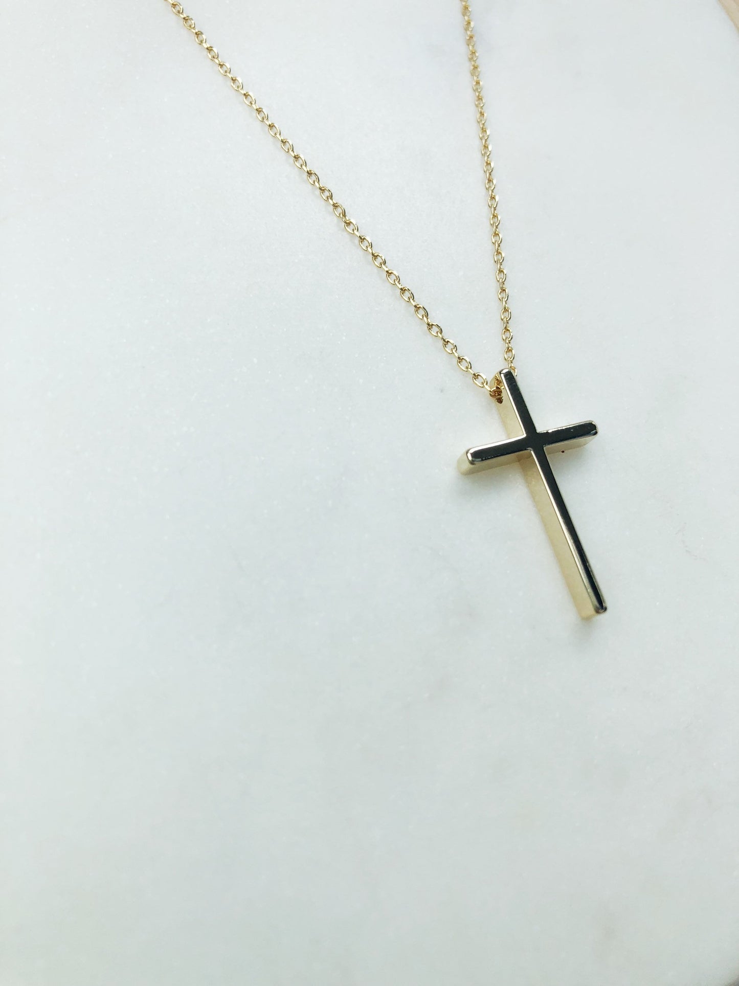 Gold Cross Necklace