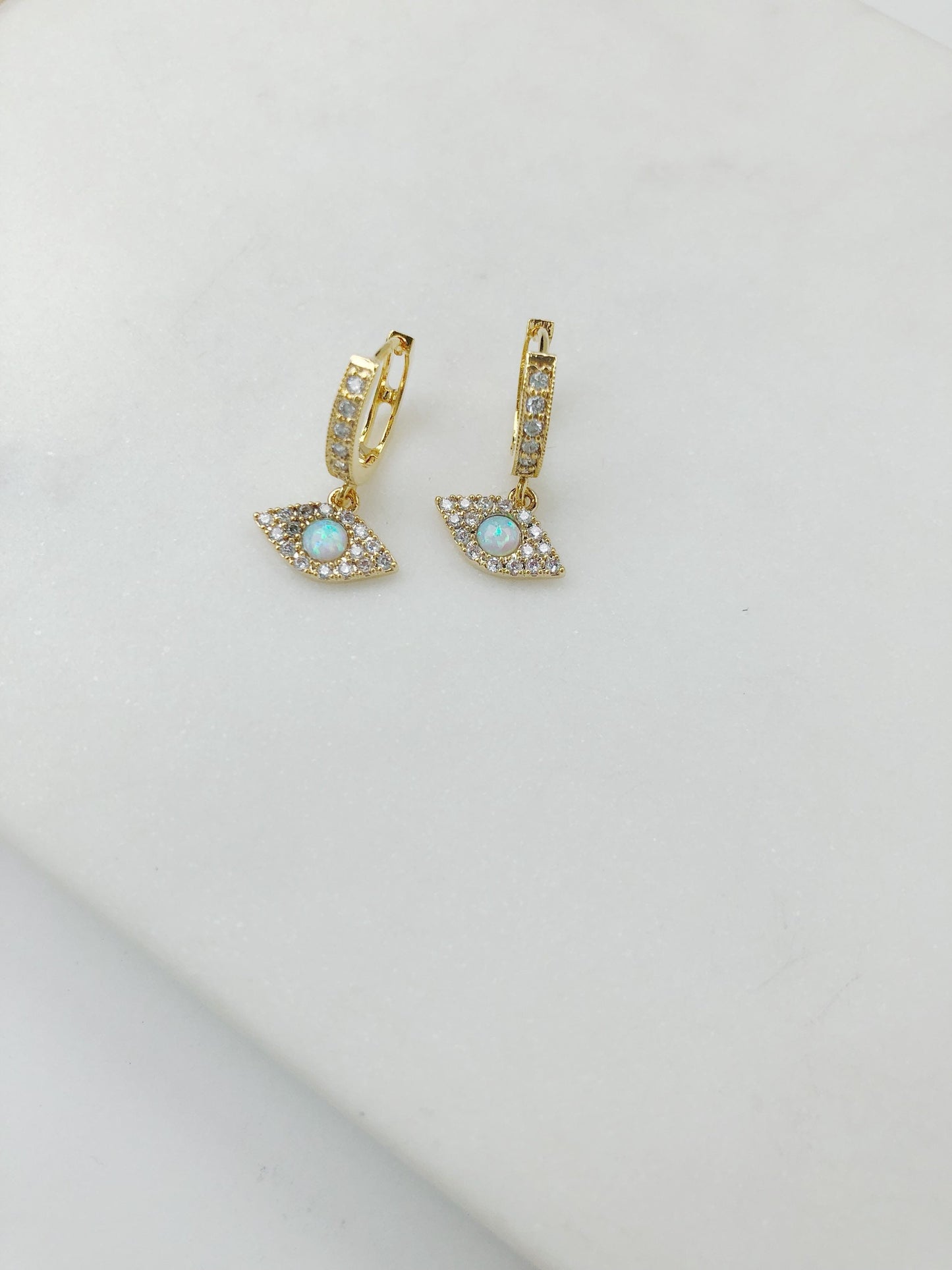 Evil Eye earrings, huggie earrings, gold hoop earrings, huggie earrings, earrings, huggie hoops, charm earrings, gifts for her, jewelry