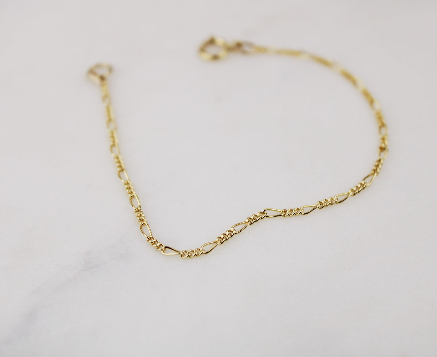 Figaro chain bracelet