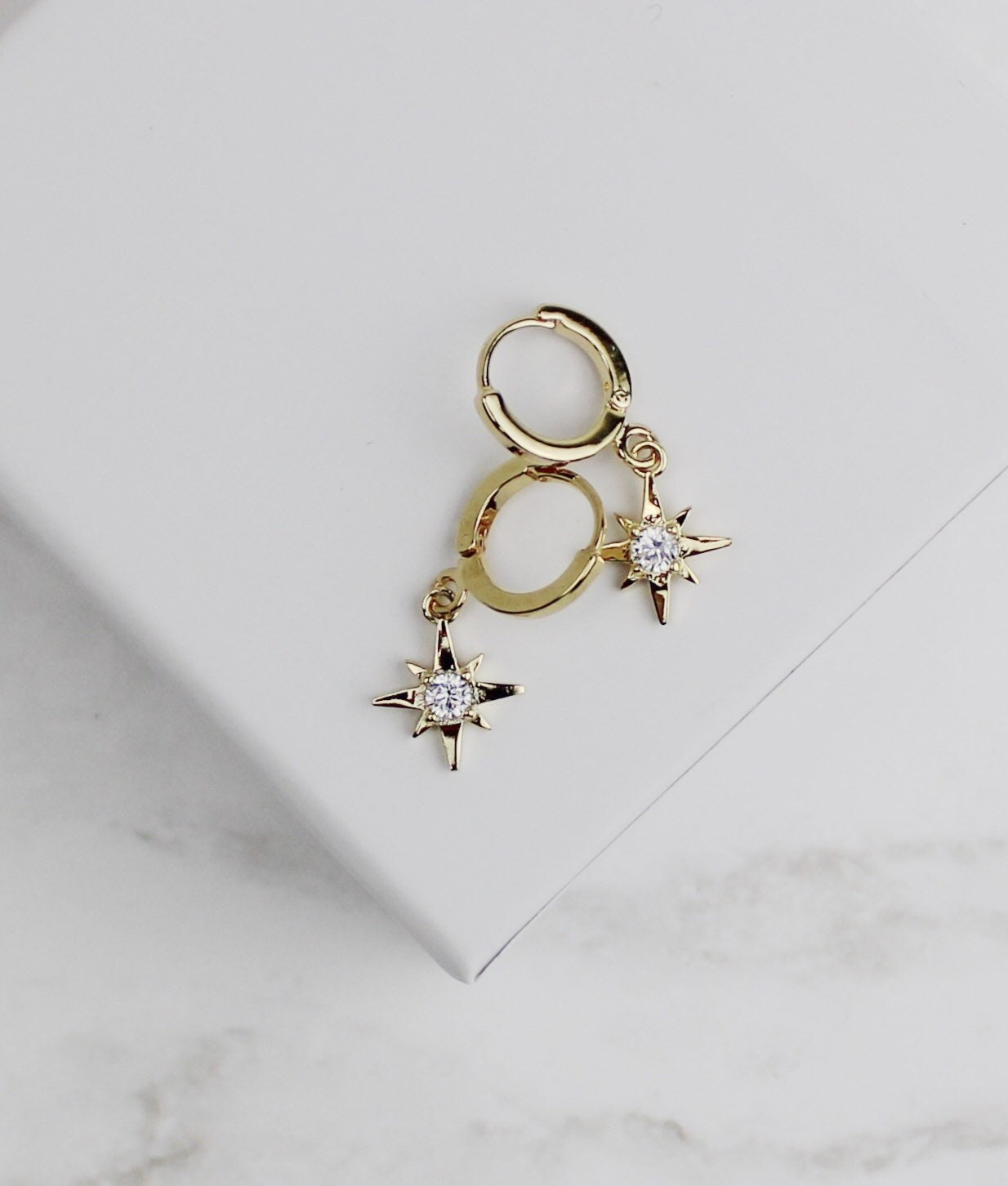 Gold Star Earrings
