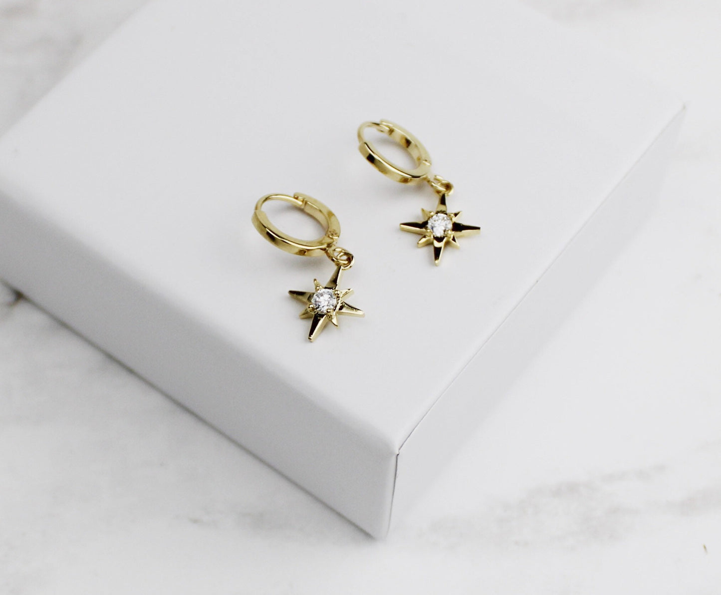 Gold Star Earrings