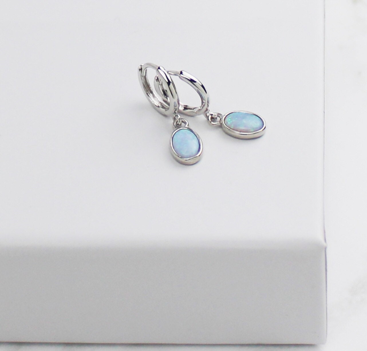 Opal earrings, silver earrings, huggies, opal earrings, opal hoop earrings, opal earrings, huggies, earrings, birthday gifts for