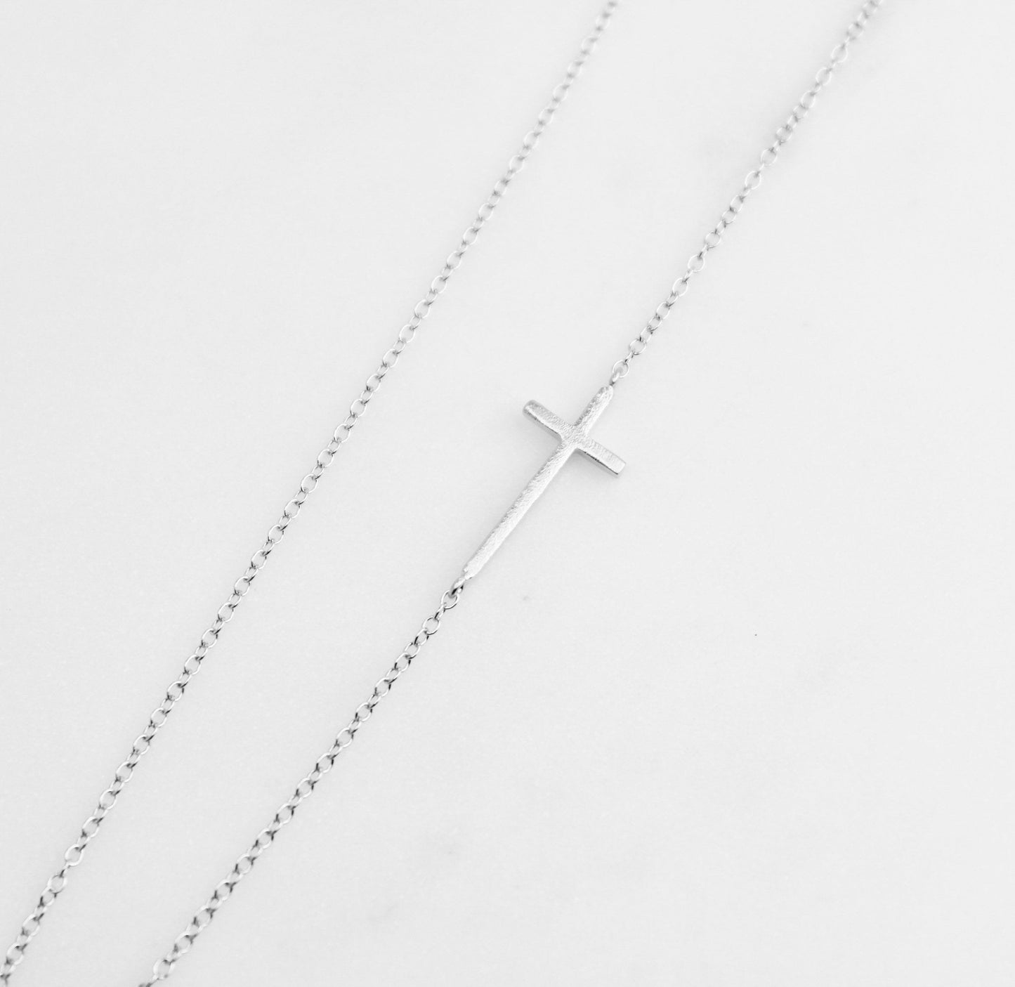 Sterling Silver Cross Necklace
