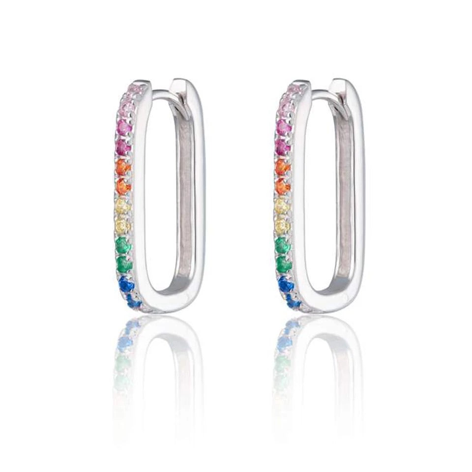 Silver Hoop Earrings