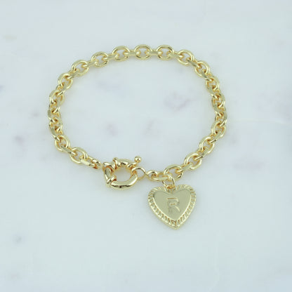 Heart Charm Bracelet