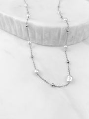 Pearl chain necklace