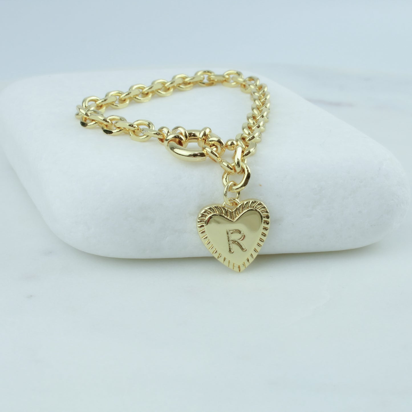 Heart Charm Bracelet