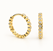 Mini CZ Hoop Earrings