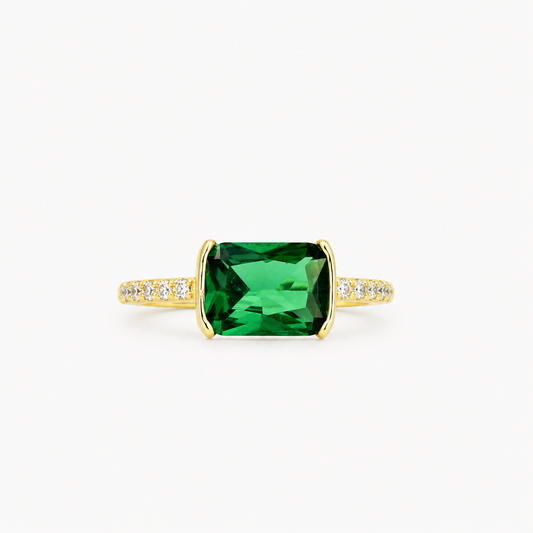 Emerald Statement Ring