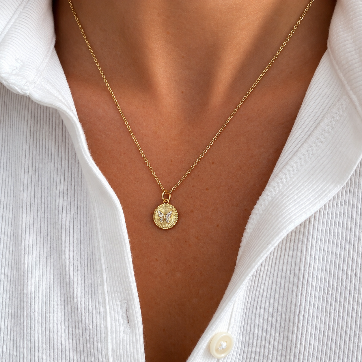 Butterfly necklace, Gold Butterfly Pendant Necklace, Dainty necklace, gifts for women, gold necklace, dainty gold necklace, jewelry
