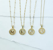 Initial Pendant Necklace