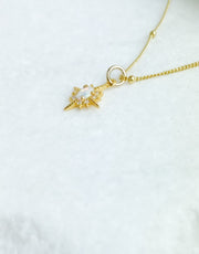 Opal Star Necklace
