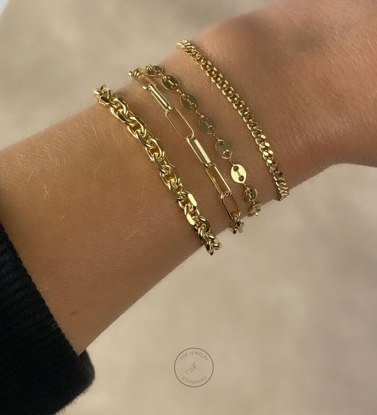 Gold Bracelet Stack