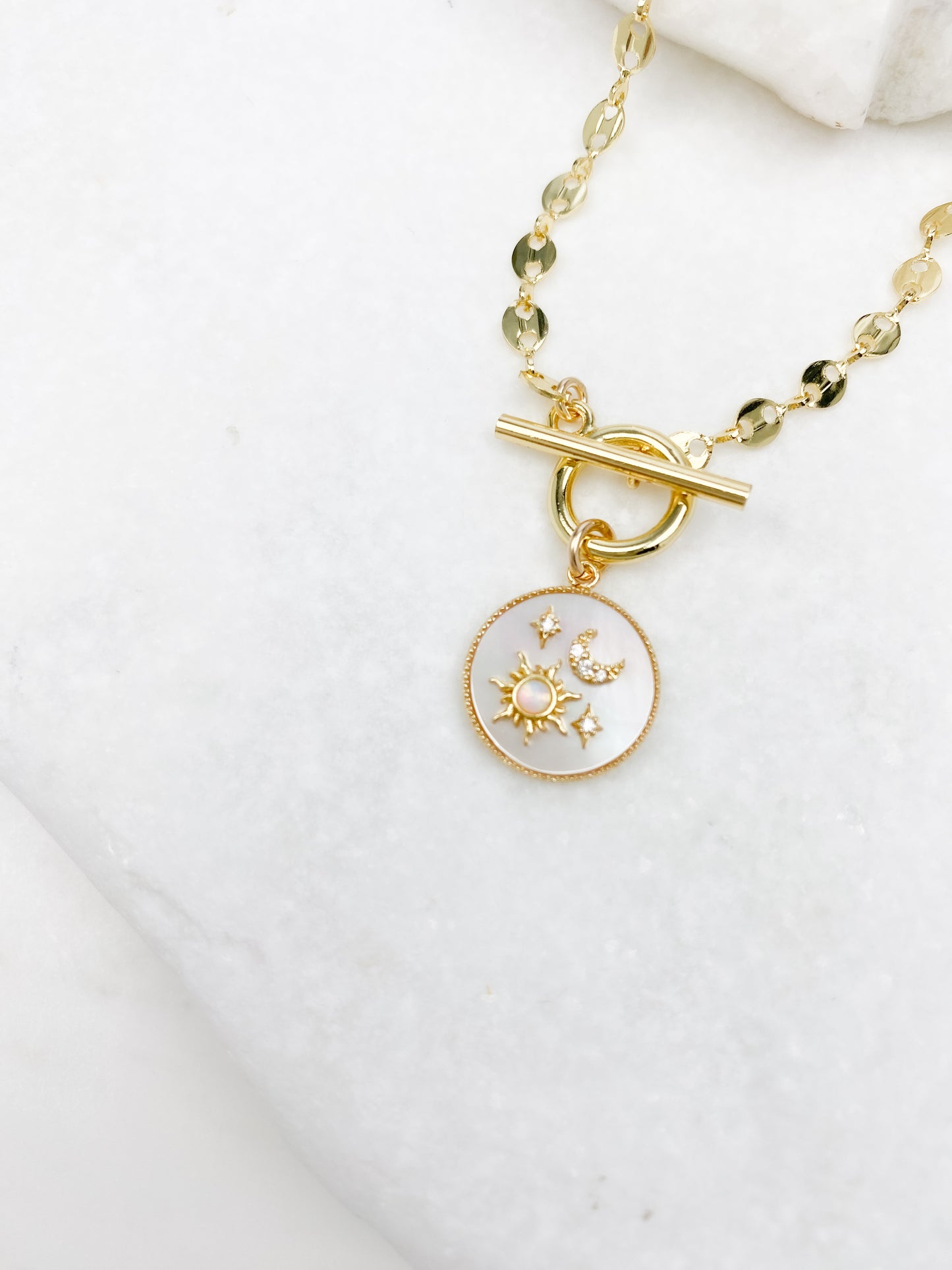 Sun & Moon necklace